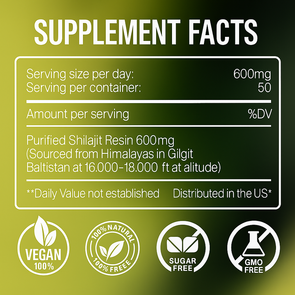 Zenylis™ Pure Shilajit Resin